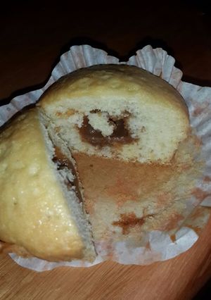 Una foto de Cupcakes relleno de dulce de leche