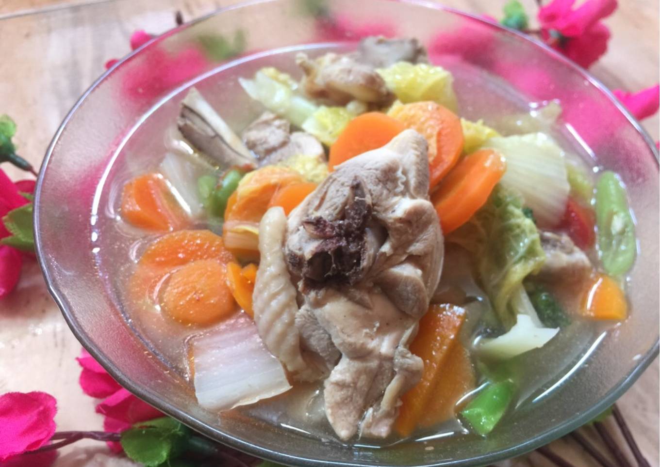 Sayur sup ayam