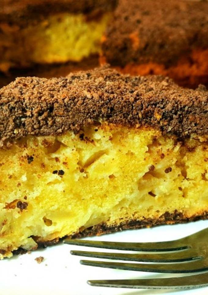 Пиріг з яблуками на печиві ♥ Українська кухня