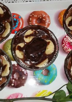 صورة لوصفة حلى الزبادي بالشوكلاته