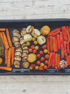 Una foto de Verduras al horno