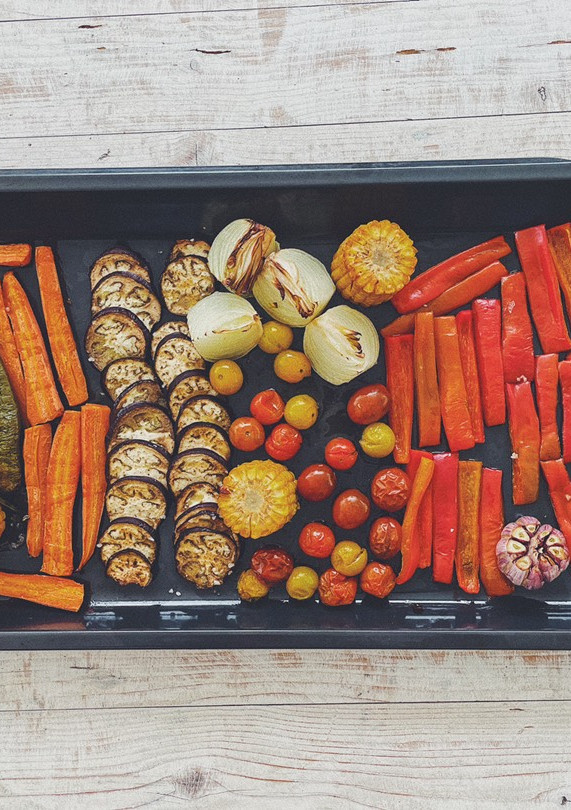 Una foto de Verduras al horno