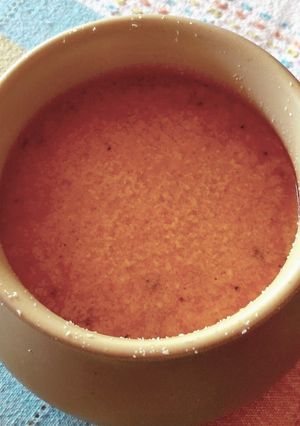 Una foto de SOPA (CREMA) DE TOMATE NATURAL