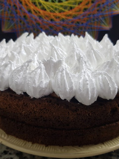 Una foto de Torta Brownie con harina de Algarroba sin gluten