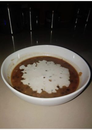 Foto resep Bubur kacang hijau kuah santan