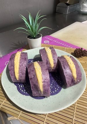 Foto resep Roti Kukus Pontianak Ubi Ungu Ala Fe