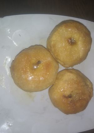 Una foto de Manzana asada al horno