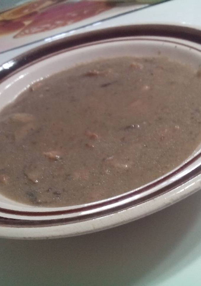 Una foto de Crema de champiñones