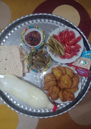 عکسی از دستور کوکو سیب زمینی