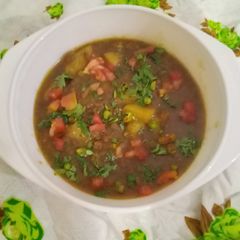 🍅TOMATO MINCE & POTATO SALAN 🍅 A picture of 🍅TOMATO MINCE & POTATO SALAN 🍅.