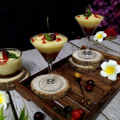 A picture of "Caramel Apple Milk Pudding".