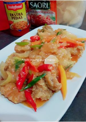 Foto resep Ayam tepung asam manis