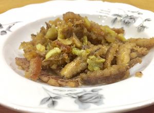 Hình của món Bề bề sốt chua ngọt.