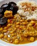 GARBANZOS Y MATAMBRE🐮 (sobrebarriga)🥣en Olla Express...!