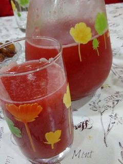 صورة لوصفة عصير فراوله