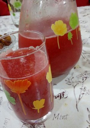 صورة لوصفة عصير فراوله