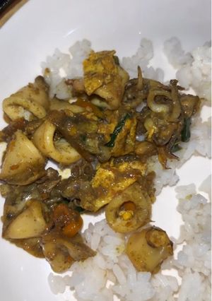 Foto resep Cumi item