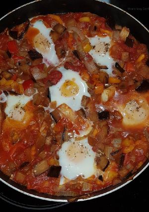 Una foto de Shakshuka a mi estilo