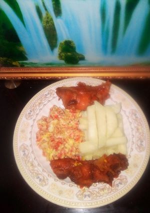 A picture of Fried yam.