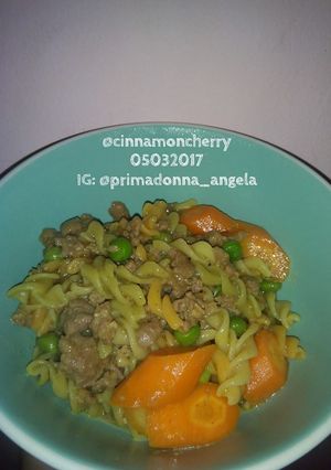 A picture of Curried Pasta (One Pan Dish).