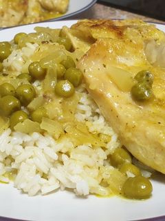 Una foto de Mero en salsa de vino fino manzanilla