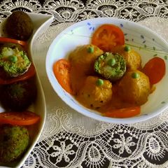 A picture of Green peas kofta.