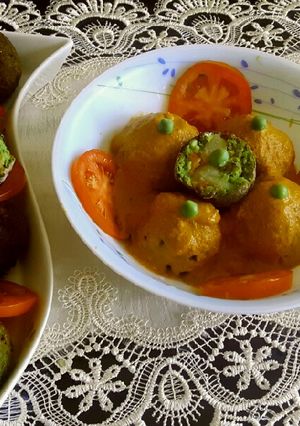 A picture of Green peas kofta.