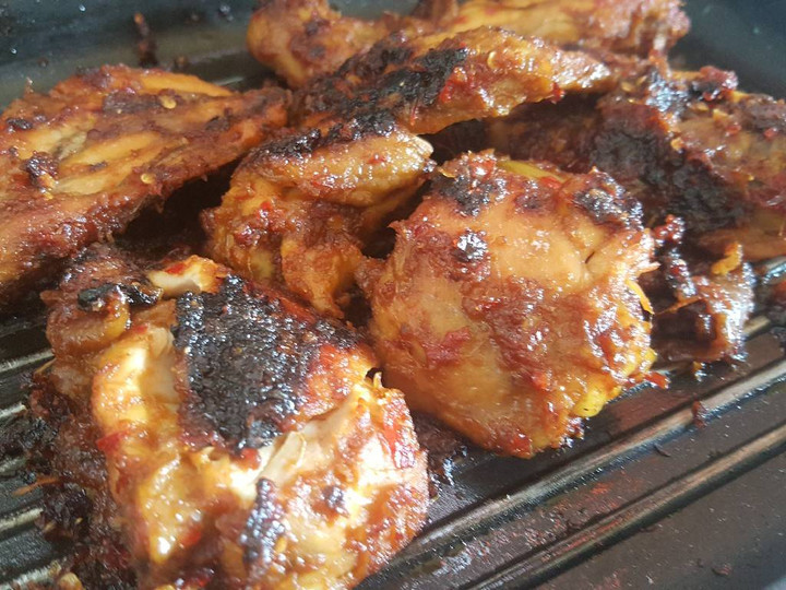 Cara Buat Ayam panggang ungkep pedas Kekinian