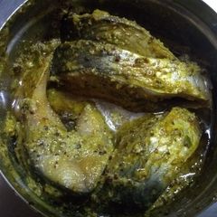 A picture of Steamed hilsha.