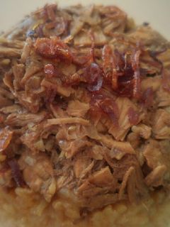 Foto resep Nasi tim ayam sederhana
