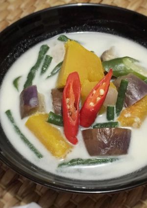 Foto resep 20. Lodeh Putih Labu Kuning