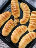 Banana Choco Soft Bread (Roti Coklat Pisang) #645