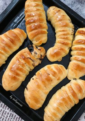 Foto resep Banana Choco Soft Bread (Roti Coklat Pisang) #645