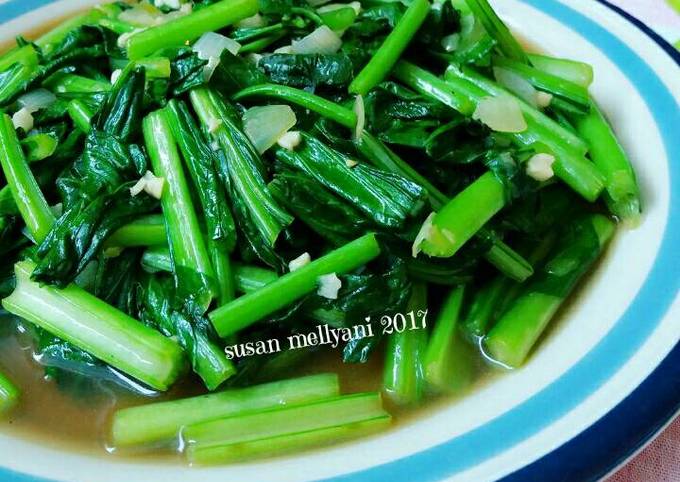 Resep Cah Sawi Bawang Putih Oleh Susan Mellyani Cookpad