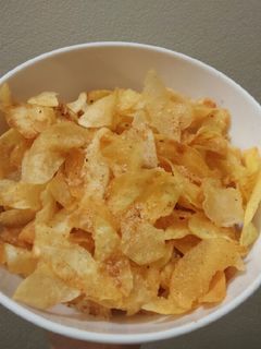 Hình của món Bim bim khoai tây lát.