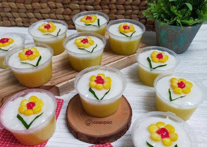 Resep Puding Jagung Vla Santanide Jualan Oleh Rahmabunda Radit And Rafa Cookpad