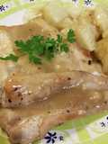 Pescado con falsa salsa de langostinos 🐟🤫
