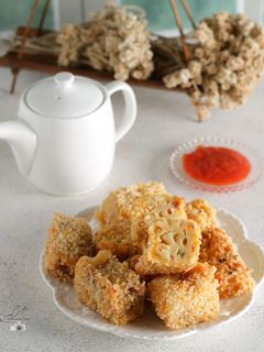 Foto resep Nugget makaroni sosis