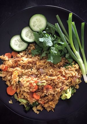 รูปของ ข้าวผัดไข่ผงกะหรี่