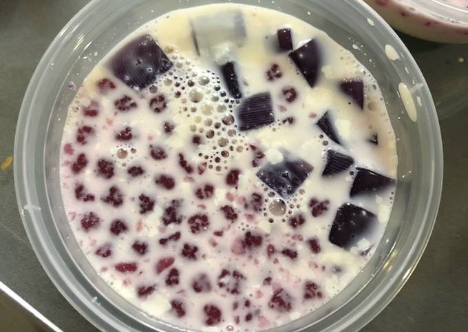 Resep #89 Es Ubi Ungu Kuah Susu oleh Dita Parakitri - Cookpad