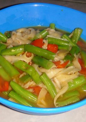 Foto resep Tumis Buncis Jamur Saus Tiram