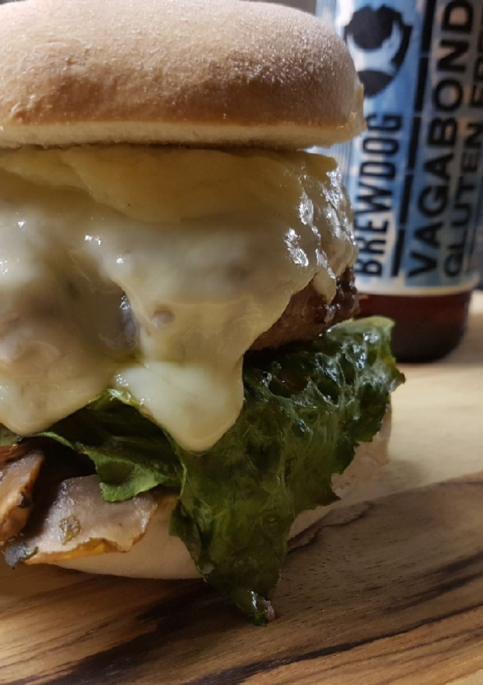 Una foto de Hamburguesa sin gluten