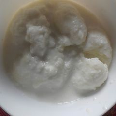 A picture of Rasmali with Rasgulla.