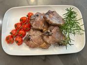 A picture of grilled lamb chops