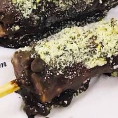 Banana pops A picture of Banana pops.