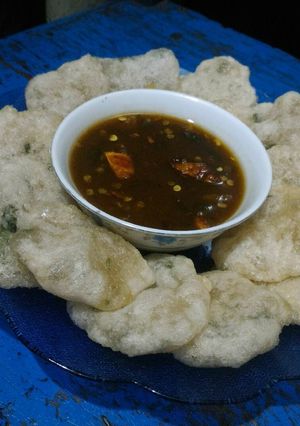 Foto resep Cireng salju bumbu rujak
