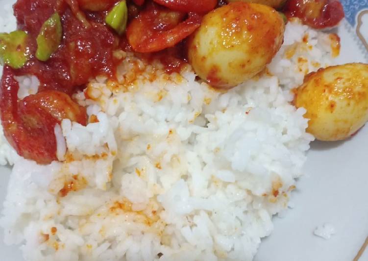 Bagaimana Membuat Balado udang, telur puyuh dan petai Anti Gagal