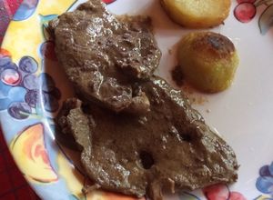 Una foto de Bistec de pana de vacuno