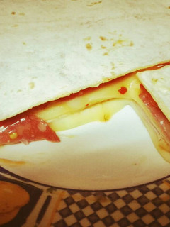 Una foto de Tortitas o wraps al plato