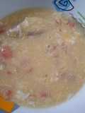 Sopa de harina de arvejas